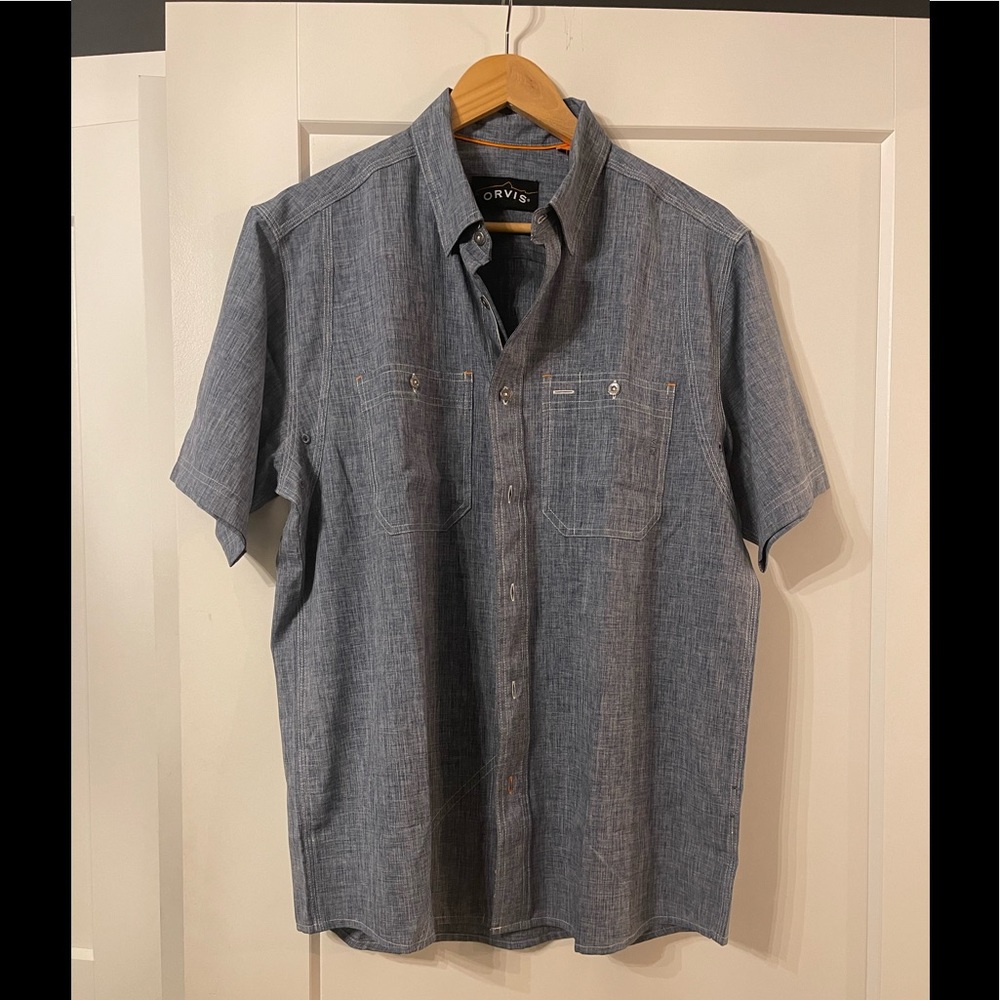 Mens Medium Summer Weight Orvis Shirt